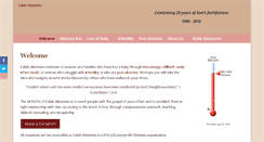 Desktop Screenshot of calebministries.org
